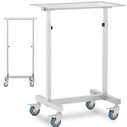 Steinberg Systems Table, treatment trolley, adjustable, STEEL, 60 x 40 cm
