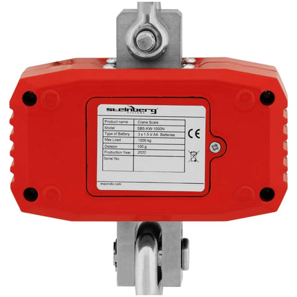 Steinberg Systems Suspended warehouse scale LCD 1000 kg / 100 g – image 3