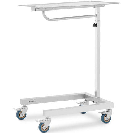 Steinberg Systems Table, instrumental trolley, adjustable treatment assistant, STEEL, 60 x 40 cm – image 2