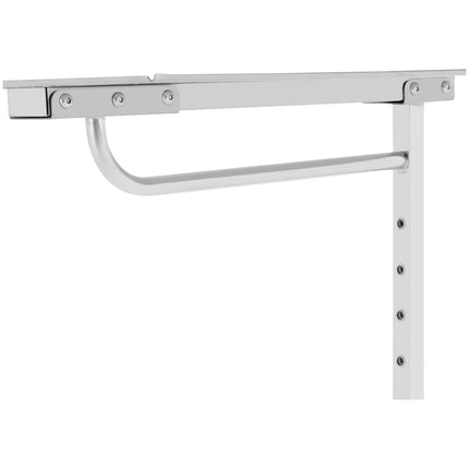 Steinberg Systems Table, instrumental trolley, adjustable treatment assistant, STEEL, 60 x 40 cm – image 4