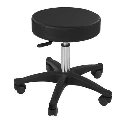 Table stool hocker cosmetic rotating wheel Physa AVERSA black