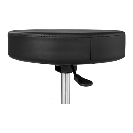 Table stool hocker cosmetic rotating wheel Physa AVERSA black