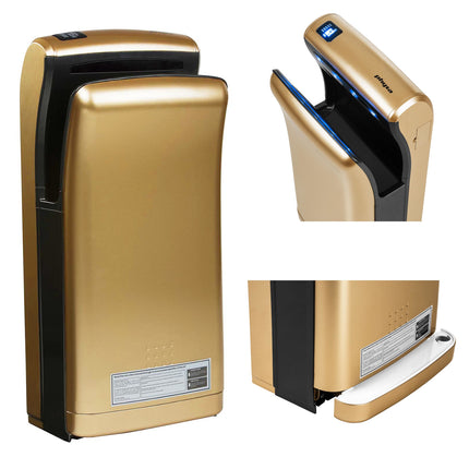 Wall pocket dryer for hand-made gold 1200W Physa Bari gold