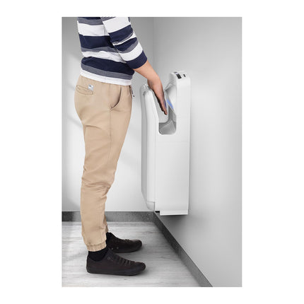 White electric pocket dryer with electric hand 1650W Physa Oria white – image 7