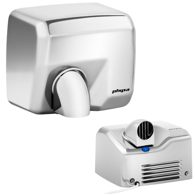 Automatic wall hand dryer 2300W silver Physa Vella silver