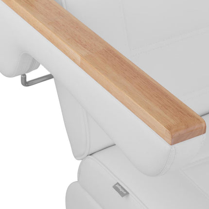 Physa Beauty chair for tattoo spa massage with pilot SAN MARINO - white – image 5