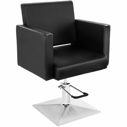 Physa Barber's hairdressing chair with footrest of Phys BEDFORD - black – image 2