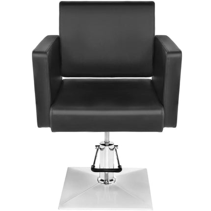 Physa Barber's hairdressing chair with footrest of Phys BEDFORD - black – image 3