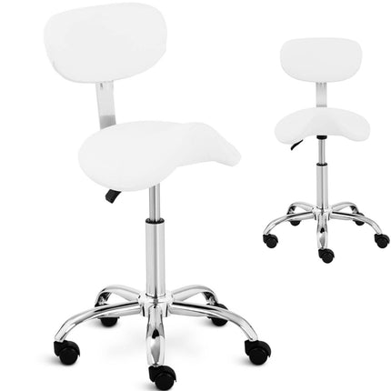Physa Seat chair on wheels Hamburg up to 150 kg white