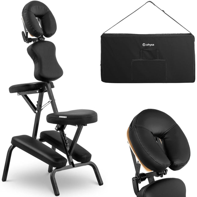 Physa Massage chair folding up to 130 kg black