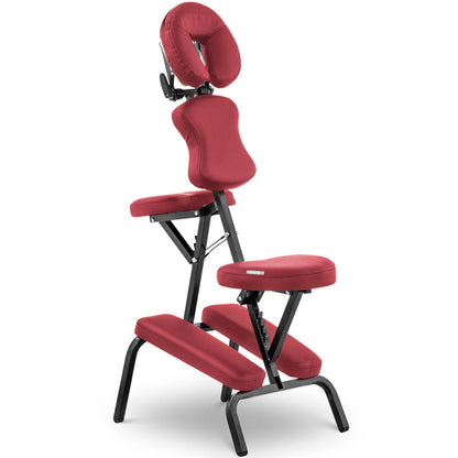 Physa Montpellier Red portable foldable tattoo massage chair up to 130 kg red – image 2