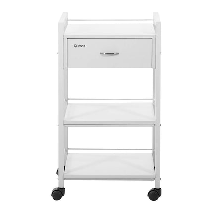 Physa Cart assistant cosmetic hairdresser 1 drawer 3 shelves 47.5 x 40 x 85.5 cm white – image 5