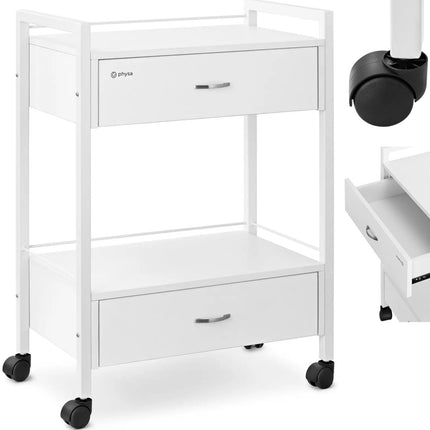 Physa Hairdressing beauty helper trolley 2 drawers 2 shelves 62.5 x 40 x 85.5 cm
