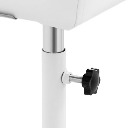 Physa Cosmetic footrest for pedicure, adjustable height up to 67 cm, up to 80 kg - white – image 2