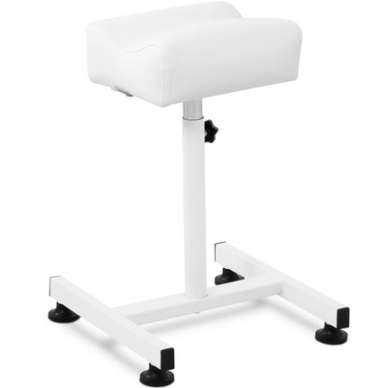 Physa Cosmetic footrest for pedicure, adjustable height up to 67 cm, up to 80 kg - white