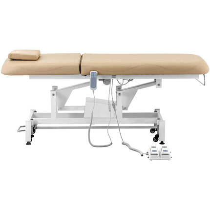 Physa Bed Beauty Table for Electric Massage 2 engines 150 kg LYON - dark beige – image 6