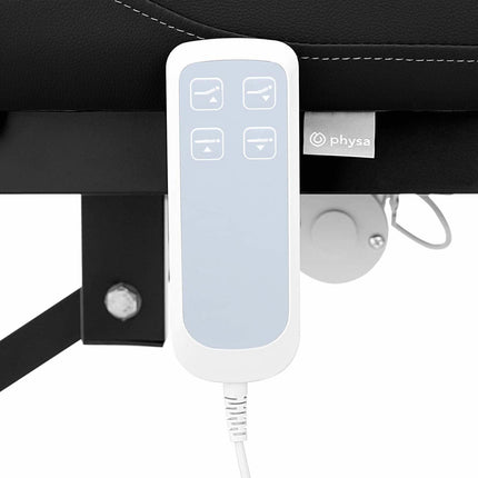 Physa Bed cosmetic table for electric massage 2 engines 200 kg LYON - black – image 3