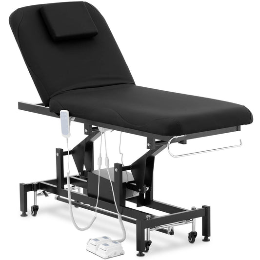 Physa Bed cosmetic table for electric massage 2 engines 200 kg LYON - black