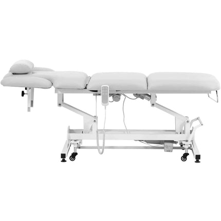 Physa Bed cosmetic table for electric massage 3 engines 250 kg NANTES - white – image 6