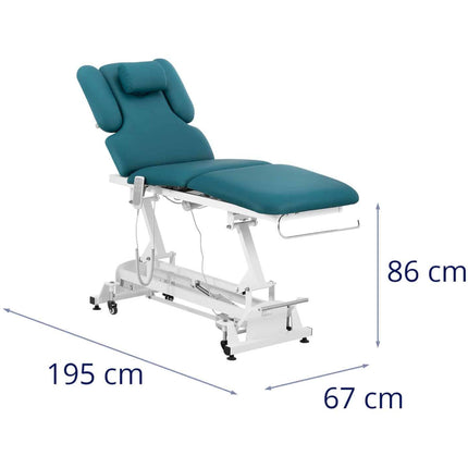 Physa Bed cosmetic table for electric massage 3 engines 250 kg NANTES - white – image 26