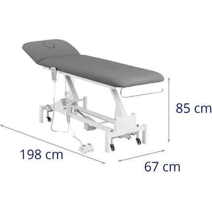 Physa Bed beach for electric massage 1 engine 200 kg LILLE - gray – image 10