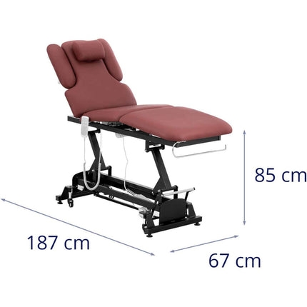 Physa Bed cosmetic table for electric massage 3 engines 250 kg NANTES - white – image 18