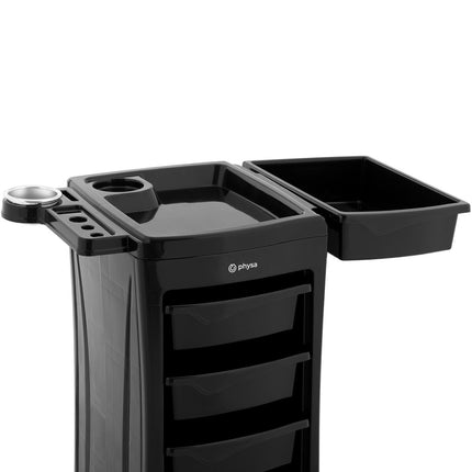 Physa Hairdresser cart with handle for hair dryer 5 drawers shelf 485 x 380 mm – image 4