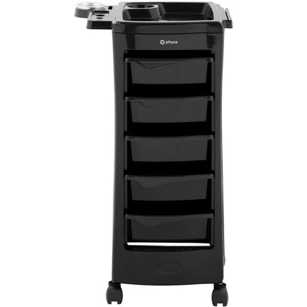 Physa Hairdresser cart with handle for hair dryer 5 drawers shelf 485 x 380 mm – image 6