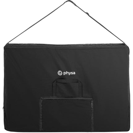 Physa Massage bed table folding wide with wooden frame of VANNES BLACK - black – image 6