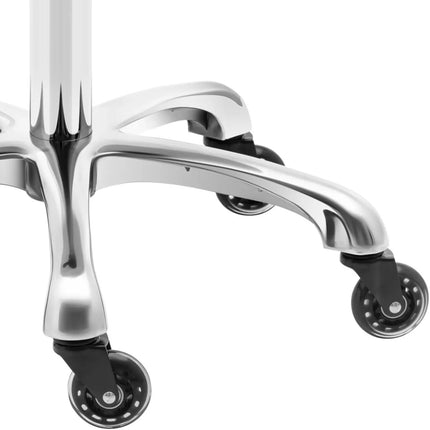 Physa Saddle cosmetic stool stool on wheels up to 150 kg YORK - dark gray – image 4