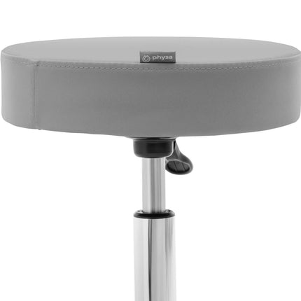 Physa Cosmetic stool stool on wheels up to 150 kg WORCESTER - dark gray – image 2