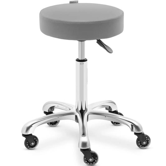 Physa Cosmetic stool stool on wheels up to 150 kg WORCESTER - dark gray