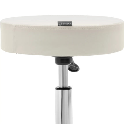 Physa Cosmetic stool stool on wheels up to 150 kg WORCESTER - beige – image 2