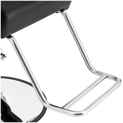 Physa Physa DUDLEY cosmetic barber chair with footrest - black and silver – image 5