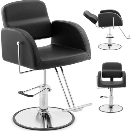 Physa Physa YOXALL cosmetic barber chair with footrest - black