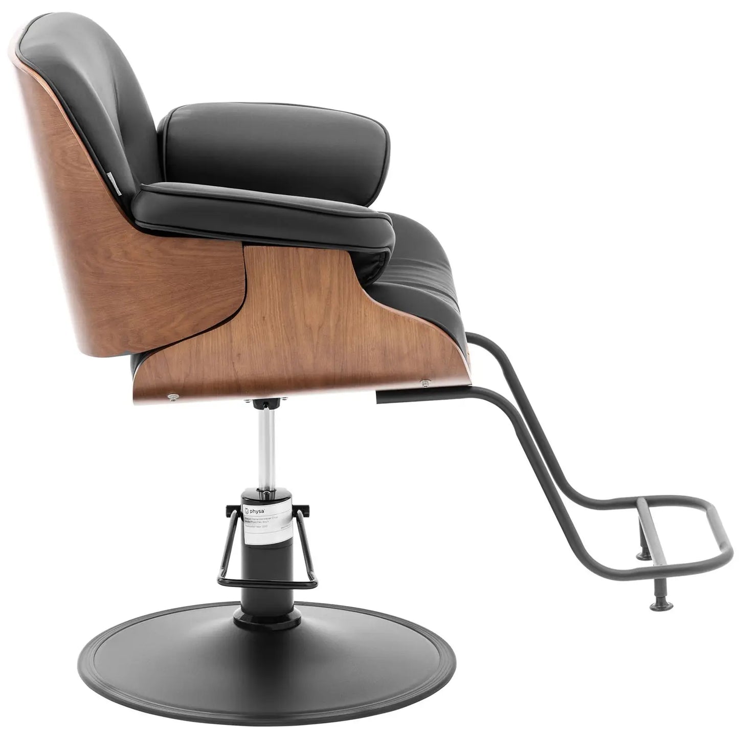 Physa PHYSA FILEY barber hairdressing chair with footrest - black – image 2