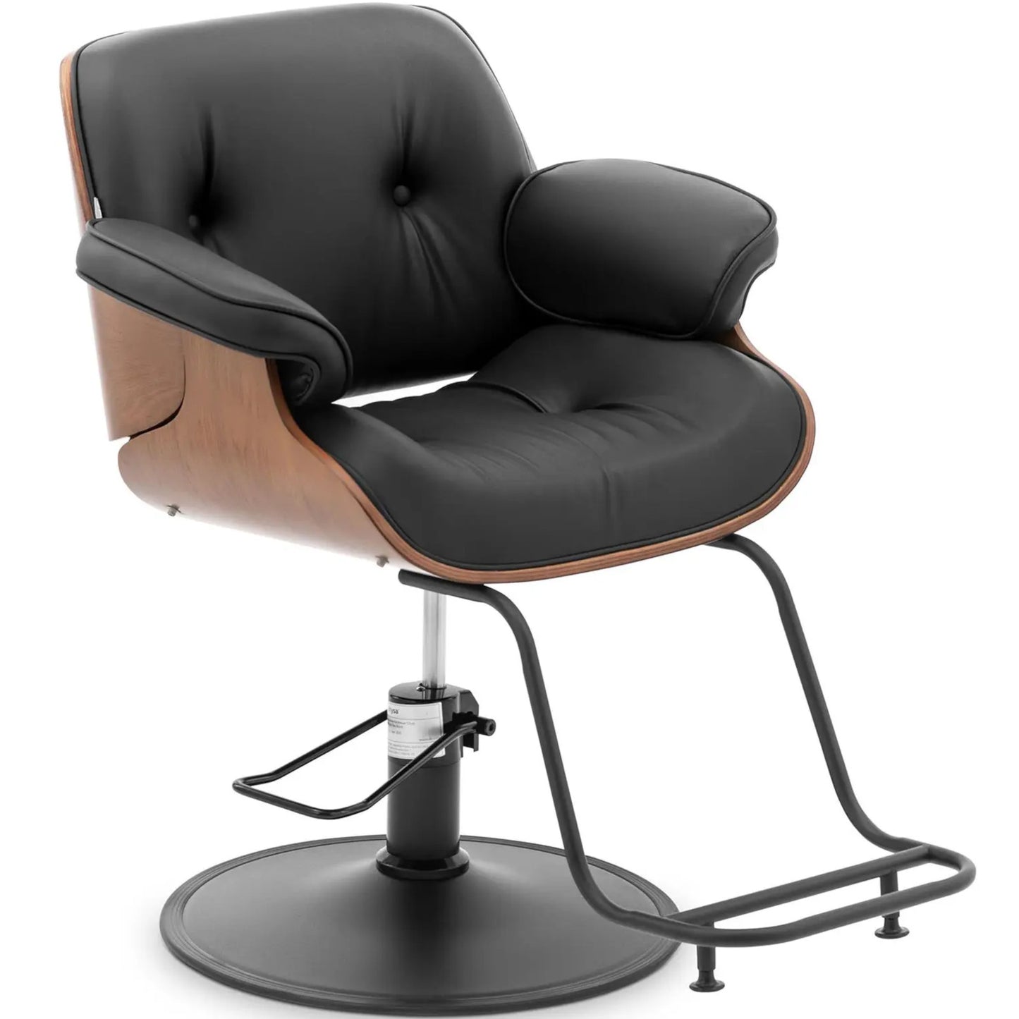 Physa PHYSA FILEY barber hairdressing chair with footrest - black