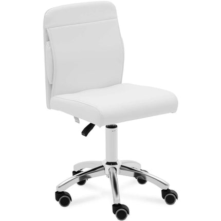 Physa Beauty stool chair with wheel support up to 150 kg ILANZ white – image 2