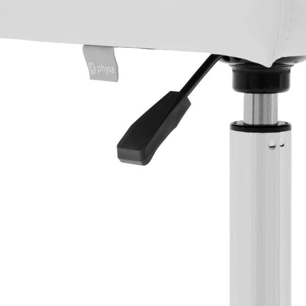 Physa Beauty stool chair with wheel support up to 150 kg ILANZ white – image 3