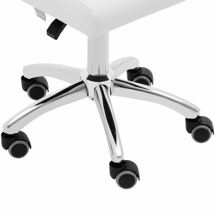 Physa Beauty stool chair with wheel support up to 150 kg ILANZ white – image 4