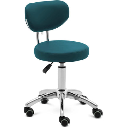 Physa Cosmetic chair with wheel support 46-60 cm ASCONA - turquoise – image 2