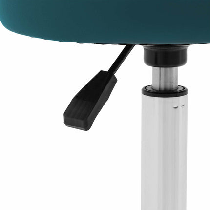 Physa Cosmetic chair with wheel support 46-60 cm ASCONA - turquoise – image 4
