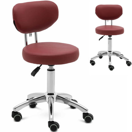 Physa Beauty chair with wheel support 46-60 cm ASCONA - Bord - Bord