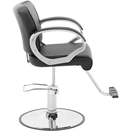 Physa Barber hairdressing chair with footrest of Phys Hove - black – image 4