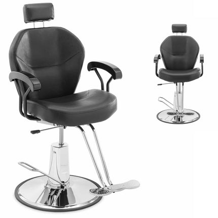 Physa Barber hairdressing chair with headrest and footrest of Phys ILFORDK - black