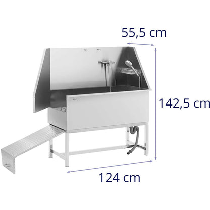 Physa Grooming bathtub for washing dogs and animals with a ramp 122 x 56 x 142 cm – image 7