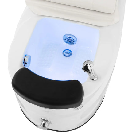 Physa Podiatry pedicure chair with massage and electric shower tray 105 W - white – image 4