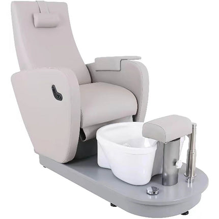 Physa Electric pedicure chair with footrest and shower tray HAVANA - gray – image 2