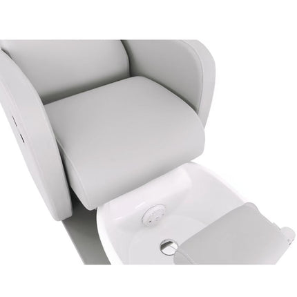 Physa Electric pedicure chair with footrest and shower tray HAVANA - gray – image 5