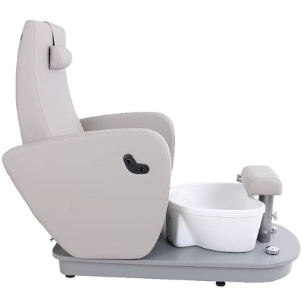 Physa Electric pedicure chair with footrest and shower tray HAVANA - gray – image 7